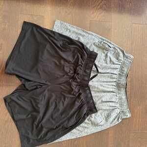 Glacier Black and Gray lightweight Shorts Set